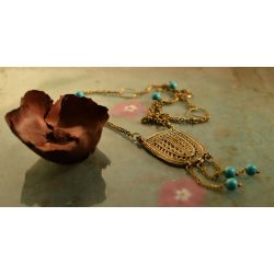 प्रभा ✺ Brass Necklace { 14 }